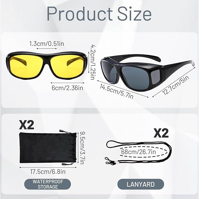 Smart Sight - Anti Glare Polarized Night Driving Glasses - Image 10